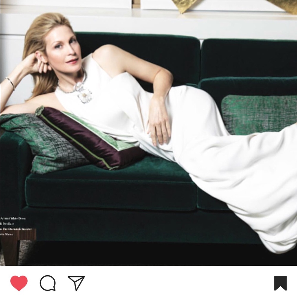 Giorgio Armani white gown NWT. Made in Italy
